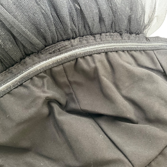 Anthropologie Ranna Gill Strapless Tulle Cropped Bustier Fashion Top Bla… - Picture 8 of 11